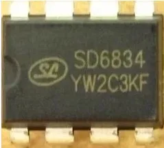 100% Новый и оригинальный SD6834 LED DIP-8 8