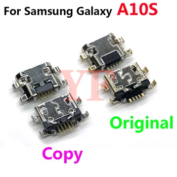 100 шт. Оригинальный Для Samsung Galaxy A10S A107 2019 A107F A04 A045F Micro USB Порт Для Зарядки Док-станция Разъем Зарядного Устройства