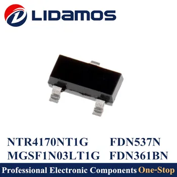100ШТ MOSFET N-канальный NTR4170NT1G MGSF1N03LT1G FDN361BN FDN537N NTR4170N MGSF1N03L 20V 30V SOT-23 Высокое качество Сделано в Китае