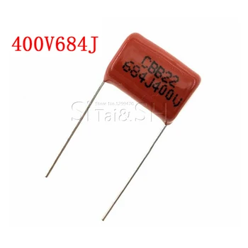 10ШТ 400V684J шаг 15 мм 0,68 МКФ 680nf 684 400V CBB конденсатор из полипропиленовой пленки