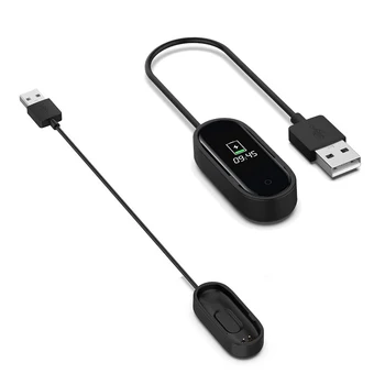 1шт USB-Кабель Для Зарядки Xiaomi Mi Band 4 Smart Band Браслет Смарт-Часы Зарядное Устройство Для Xiaomi Mi Band 4 Линия Зарядного Устройства