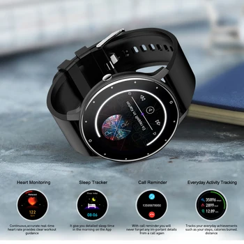 2022 Новые умные часы мужские Спортивные фитнес-часы с полным сенсорным экраном IP67, водонепроницаемые Bluetooth для Android ios, умные часы Мужские + коробка