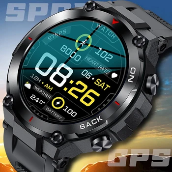 2023 Новые Военные GPS Умные Часы AMOLED 360*360 HD Экран Частота Сердечных Сокращений Водонепроницаемые Смарт-часы Применимы для Xiaomi Huawei