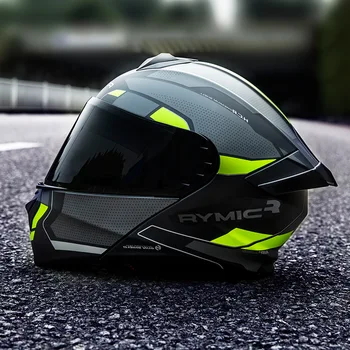 2023 Новый Модульный Полнолицевой Мотоциклетный Шлем С Открытым Лицом И Двумя Линзами Casco ABS Высококачественный Защитный Шлем Kask Motobike De Capacete