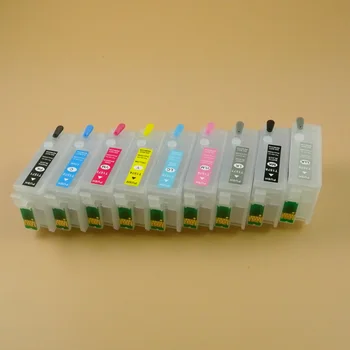 9 Цветов/Комплект Многоразового картриджа Surecolor P600 с чипами ARC для Epson P600 T7601-T7609 для чернильного картриджа Epson SC-P600