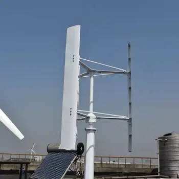 FLTXNY Одобрен CE 5 кВт 96 В 120 В 220 В 380 В Вертикальная ветряная турбина 250 об/мин 50 Гц для домашнего использования или уличного освещения/лампы