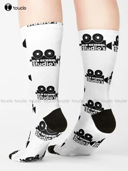 Old School StudioS - Носки Old School Socks женские мультяшные удобные носки Best Girls Sports с цифровой печатью 360 °, подарок на заказ Harajuku