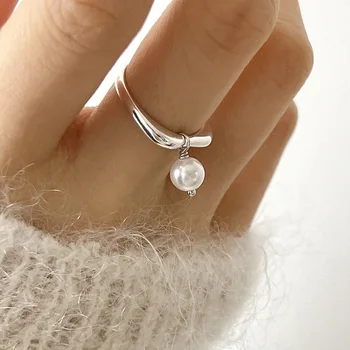 ROPUHOV 2023 Жемчужный кулон Корейского дизайна для женской моды, милое и нерегулярное Усовершенствованное кольцо Нового стиля