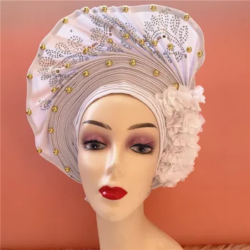 sego gele headtie 2022 высококачественные тюрбаны для женщин, головные уборы, капот, хиджаб, turbante mujer, повязка на голову, африканские головные уборы, 1 комплект