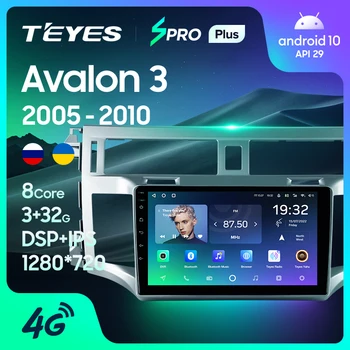 TEYES SPRO Plus Для Toyota Avalon 3 2005-2010 Автомобильный Радио Мультимедийный Видеоплеер Навигация GPS Android 10 Без 2din 2 din dvd