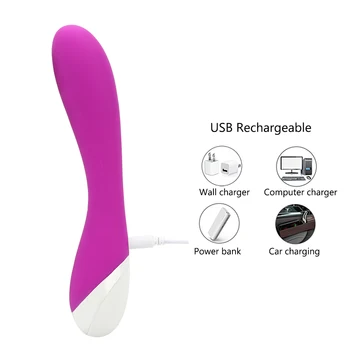USB Перезаряжаемый Стимулятор женской мастурбации Клитора Товары для взрослых Секс-Игрушки Для Женщин Водонепроницаемый Фаллоимитатор Вибратор