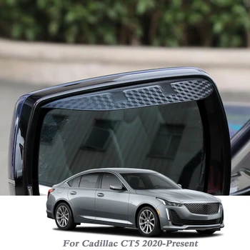 Автомобильное зеркало заднего вида для защиты от дождя, бровей, Автозащита, защита от снега, Солнцезащитный козырек, козырек для Cadillac CT5 2020-представленный аксессуар