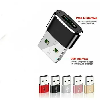 Адаптер USB 3.1 type c для подключения к адаптеру USB A для Samsung SONY Huawei Xiaomi OPPO Vivo LG для телефонов iPhone iPad