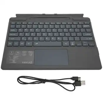 Беспроводная клавиатура Bluetooth, расстояние беспроводной связи 10 м, 2-кнопочный трекпад Type C, ультратонкая клавиатура с RGB для Pro 8 Pro X