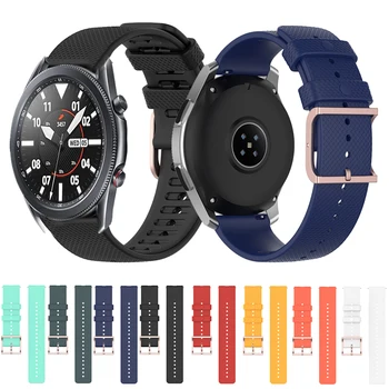 Для Samsung Galaxy Watch 3 Ремешка Силиконовый Сменный Ремешок wirst для Galaxy Watch3 45 мм 41 мм ремешок amazfit gtr 42 47 мм Браслет