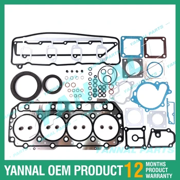 Для двигателя Yanmar 4TNE106T 4D106T Полный Ремонтный Комплект Прокладок YM723900-92630 YM123900-01340