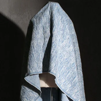 Жаккардовая трехмерная текстура, креативная дизайнерская одежда, Хлопчатобумажный материал, Оптовая продажа ткани за метр для шитья