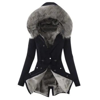 Женское зимнее пальто, утепленная хлопковая зимняя куртка, Модная женская верхняя одежда, Парки Для женщин, Зима 2022, Женская одежда