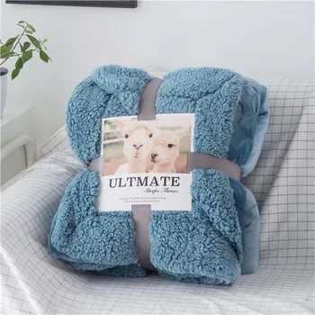 Зимние теплые одеяла SEIKANO для кровати, плотное фланелевое одеяло, шерстяное пуховое одеяло, Мягкое удобное покрывало на кровать, одеяла для домашнего уюта