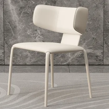 Итальянские дизайнерские обеденные стулья Современный роскошный комод для спальни Скандинавские обеденные стулья из искусственной кожи Уникальная мебель для дома Sillas WK