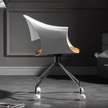 Компьютерное кресло дизайнерское простое удобное кресло для приемов, совещаний, домашний стол, вращающееся кресло, офисное кресло для переговоров, мебель для офиса