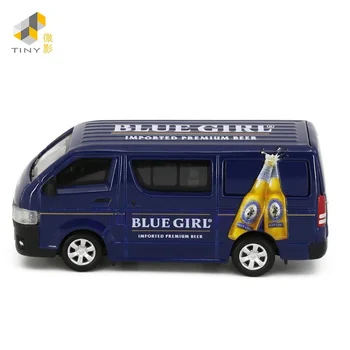 Крошечная имитационная модель автомобиля из сплава Seal Blue Girl Truck 1:64
