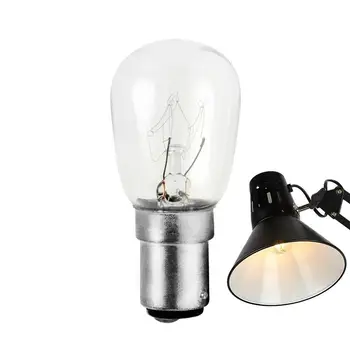 Лампа для швейной машины W B15 220v Светодиодная лампа для холодильника с морозильной камерой Теплая белая лампа для станков Сигнальные огни Лампочка накаливания