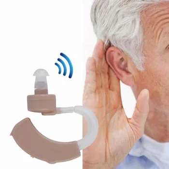 Мини-цифровой усилитель слухового аппарата За ухом, усилитель звука, Регулируемые Слуховые аппараты для пожилых людей, уход за глухими, Дешево