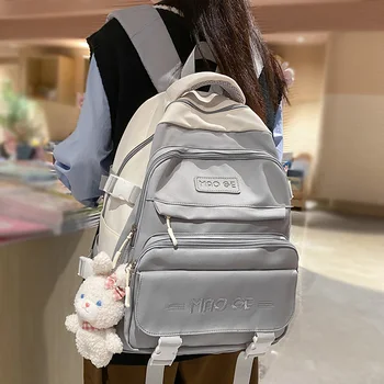 Модная книга для девочек, Новый рюкзак для ноутбука, женская школьная сумка для подростков, модный женский нейлоновый рюкзак для колледжа Kawaii, женская дорожная сумка
