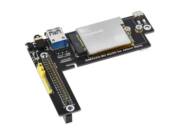 Модуль Waveshare SIM8202G-M2 5G Предназначен для Jetson Nano, 5G/4G/3G, Snapdragon X55, многодиапазонного многомодового