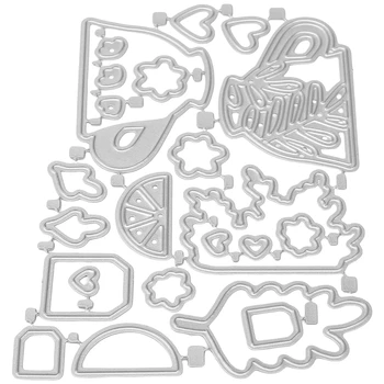 Набор штампов и штампов для резки металла, аксессуары для изготовления открыток, поделок для скрапбукинга (5467)
