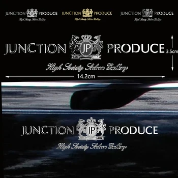 Наклейки с логотипом Nickel Junction Product JP Модифицированная Наклейка с эмблемой автомобиля, Бейдж, Наклейки для кузова автомобиля, Заднее Переднее Крыло