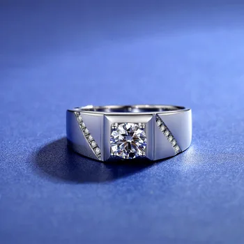 Новое кольцо с камнем Mozang, бриллиант в 2 карата, Индивидуальное Агрессивное Полное кольцо, Глянцевое Обручальное кольцо