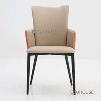 Обеденные стулья в итальянском стиле, Ресторанная мебель, Обеденный стул, Современный Простой бытовой дизайнер, Креативный Стул для отеля Со спинкой TG
