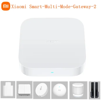 Оригинальный Xiaomi Smart Multi-Mode Gateway 2 с двойным Wi-Fi 5G 2,4 G RJ45-портом с 3 протоколами Bluetooth / [Сетка] Двухъядерный процессор Zigbee Type-C