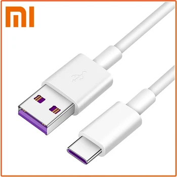 Оригинальный кабель Xiaomi Type C 100 Вт PD Зарядное устройство для быстрой зарядки от USB C до USB C Кабель дисплея для Xiaomi POCO f3 Realme Macbook iPad