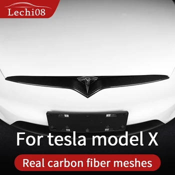 отделка решетки для модели tesla model x carbon 2016-2024 2023 аксессуары tesla x door/интерьер из углеродного волокна автомобильные аксессуары tesla