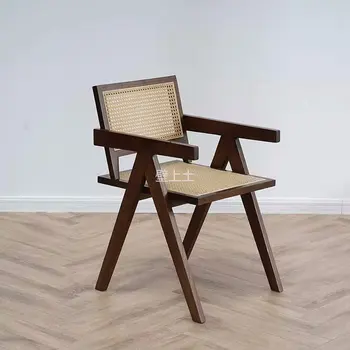 Переносные Деревянные стулья для кофе и обеденного отдыха, Эргономичные Современные Стулья для гостиной, Письменный стол, Вспомогательная мебель Sandalye