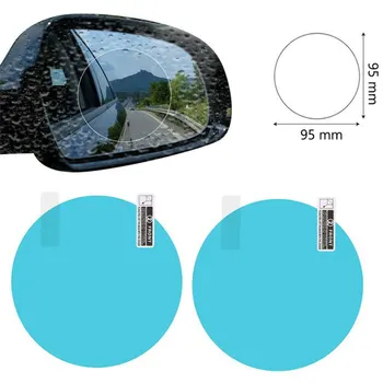 Прозрачная пленка для зеркала заднего вида автомобиля, Защитная пленка для зеркала заднего вида автомобиля, Водонепроницаемая Непромокаемая Наклейка для автомобиля с защитой от запотевания