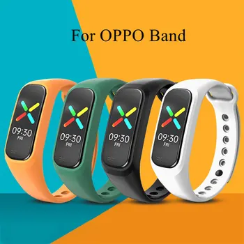 Ремешок Для часов Официальный ремешок для Oppo Band, сменный силиконовый браслет, Аксессуары для умных часов, браслет на запястье