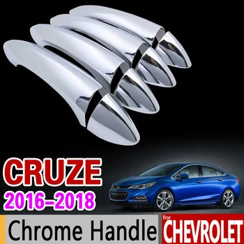 Роскошный набор хромированных ручек и накладок для Chevrolet Cruze 2016 2017 2018 2019 2020 Аксессуары для хэтчбека Chevy Седан, наклейки