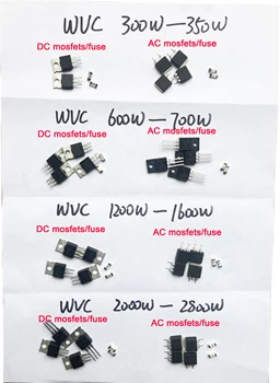 Серия WVC 300 Вт-2800 Вт Сеточный Микроинвертор MOSFETS Металл-оксидно-полупроводниковый полевой транзистор и предохранитель
