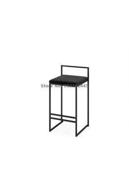 Скандинавский барный стул домашний персонализированный барный стул креативный легкий роскошный табурет с высокими ножками простой барный стул модный ресепшн