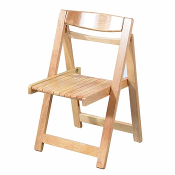 Складной стул из массива дерева, скамейка для домашнего хранения, ресторан, офис, Дышащая спинка стула