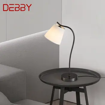 Современная латунная настольная лампа DEBBY LED Креативный простой настольный светильник для дома, гостиной, Прикроватной тумбочки в спальне