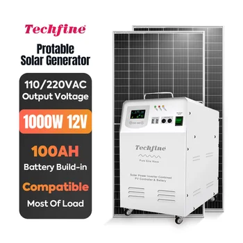 Солнечный генератор Techfine 1500W 24V 100AH