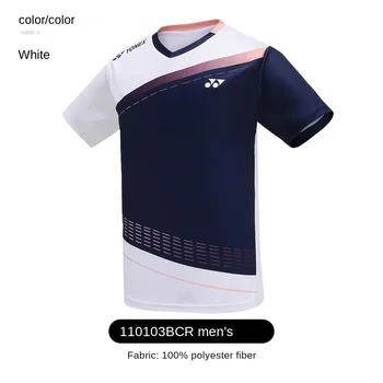 Спортивная футболка Yonex теннисная одежда спортивная одежда майка для бадминтона с коротким рукавом мужская женская летняя одежда