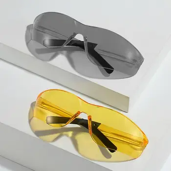 Стильные Пылезащитные Солнцезащитные очки Градиентного цвета с четким обзором, женские Велосипедные Солнцезащитные очки Унисекс, Уличные Солнцезащитные Очки, Велосипедные вещи