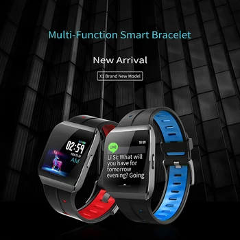 Умный браслет с шагомером, пульсометром, монитором артериального давления, Bluetooth, смарт-часы для фитнеса, браслет для IOS Android