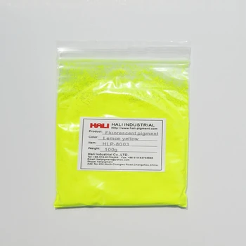 Флуоресцентный порошок флуоресцентный пигментный лак для ногтей пигмент артикул: HLP-8003 цвет: лимонно-желтый 1 лот = 100 г, широко используется бесплатная доставка.